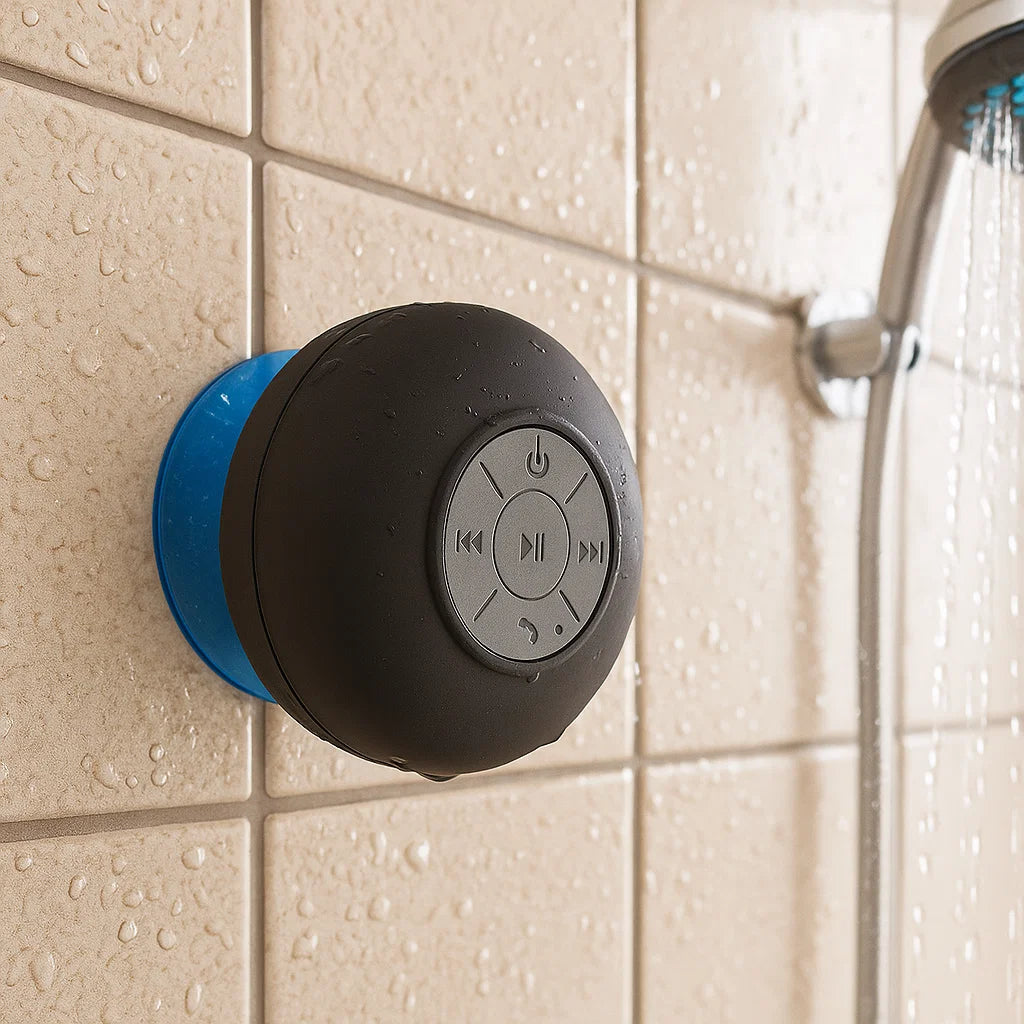 Bluetooth sprchový reproduktor s vodotěsným designem
