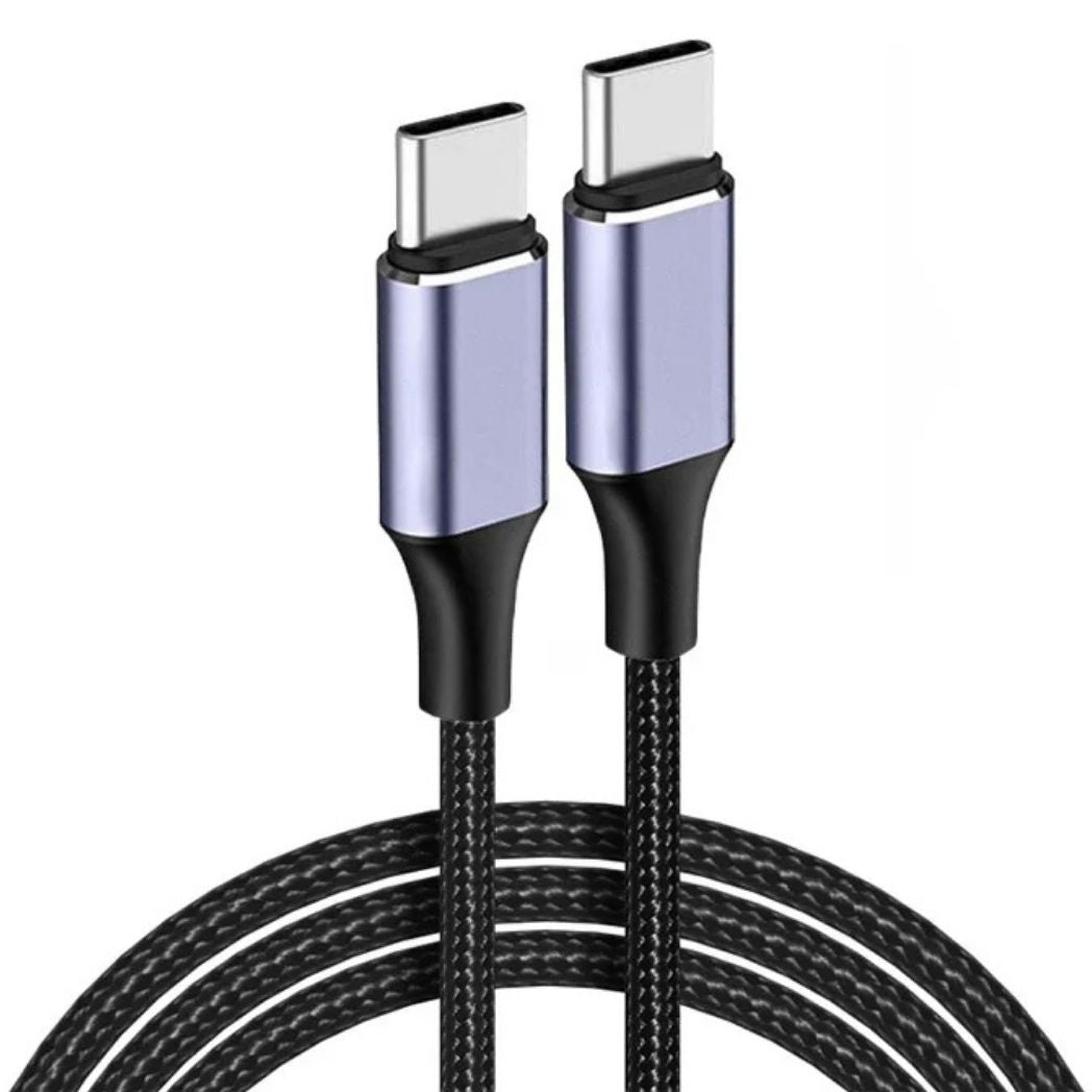 USB C-kabel hurtig opladning flettet ledning