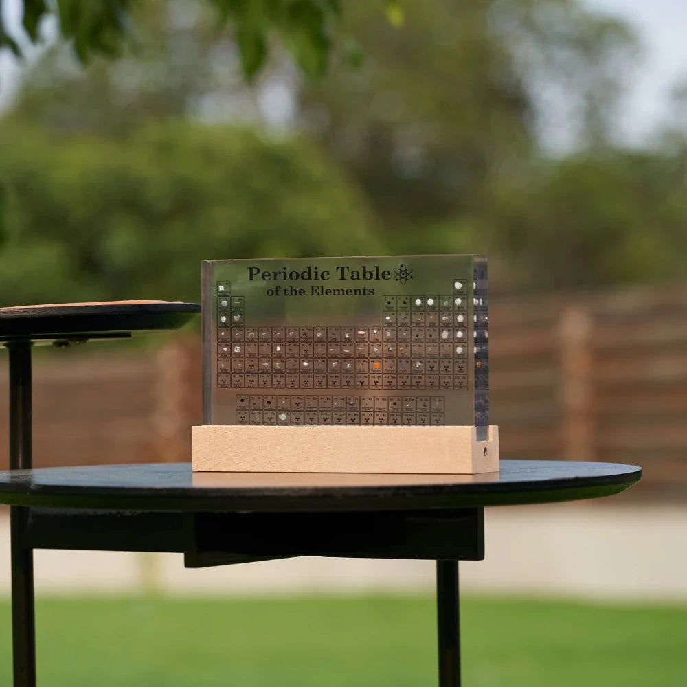 Bordlampe Akryl Periodisk Tabel Display