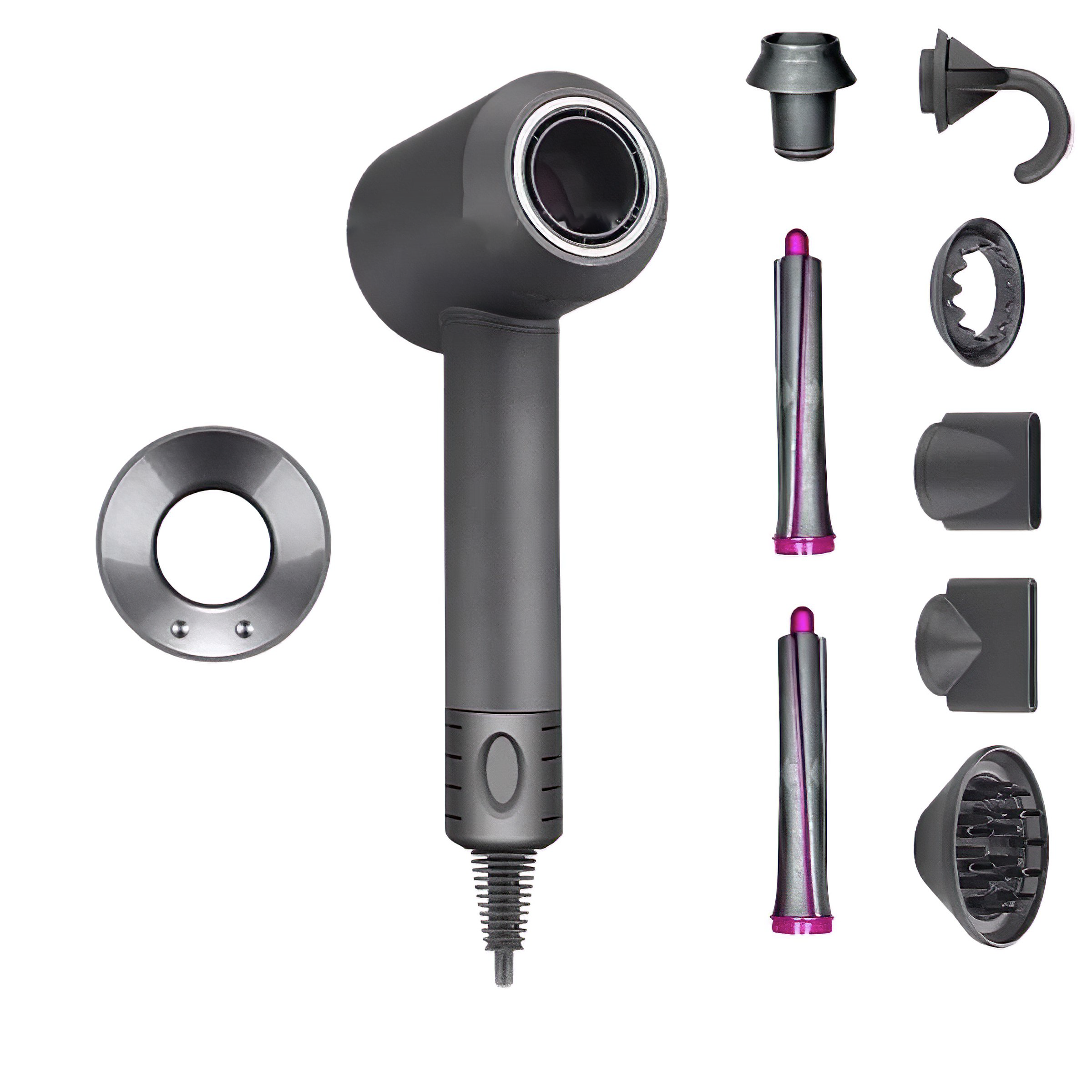 Hair Dryer with Ion Technology and Nozzle