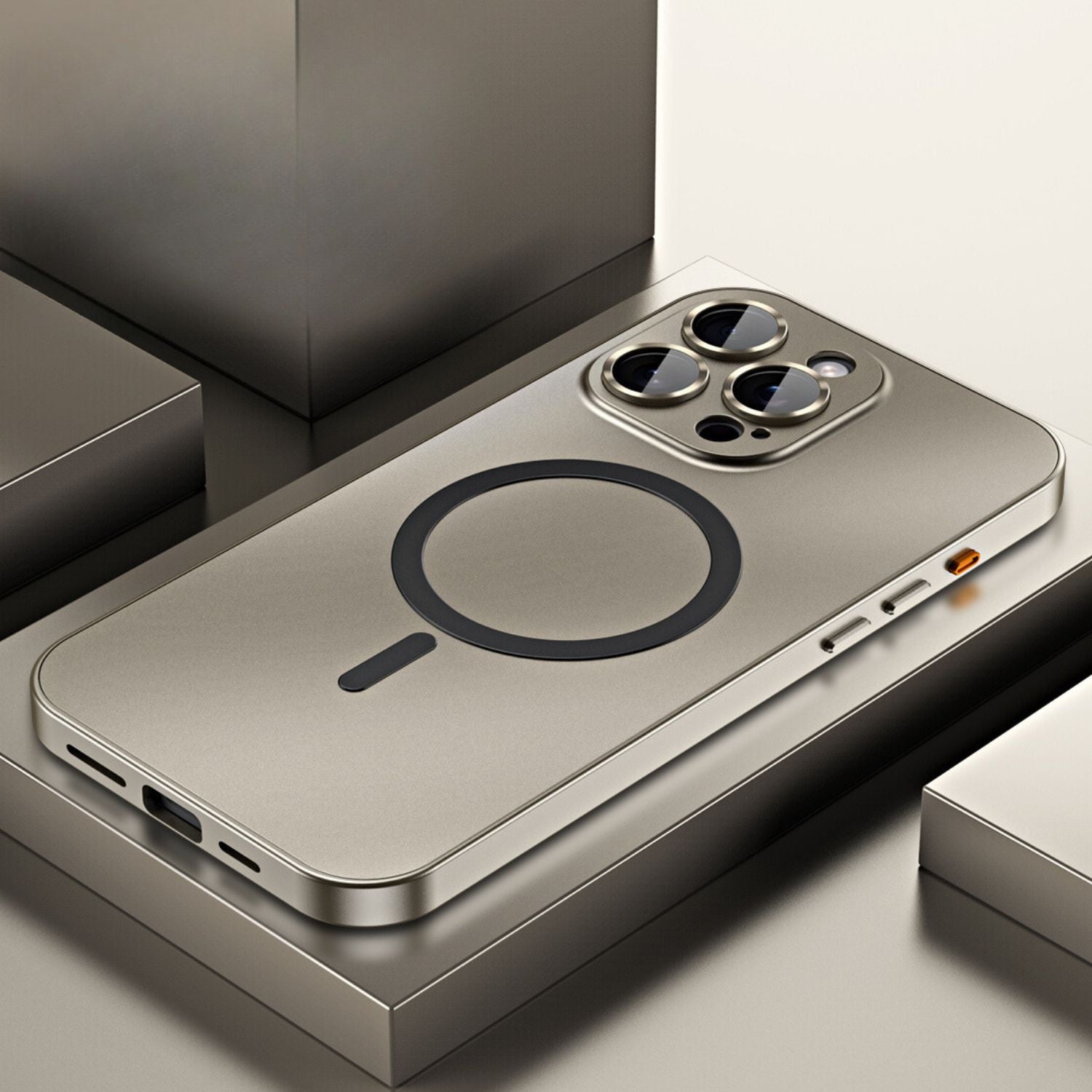 Boîtier métallique magnétique | Protection élégante pour iPhone