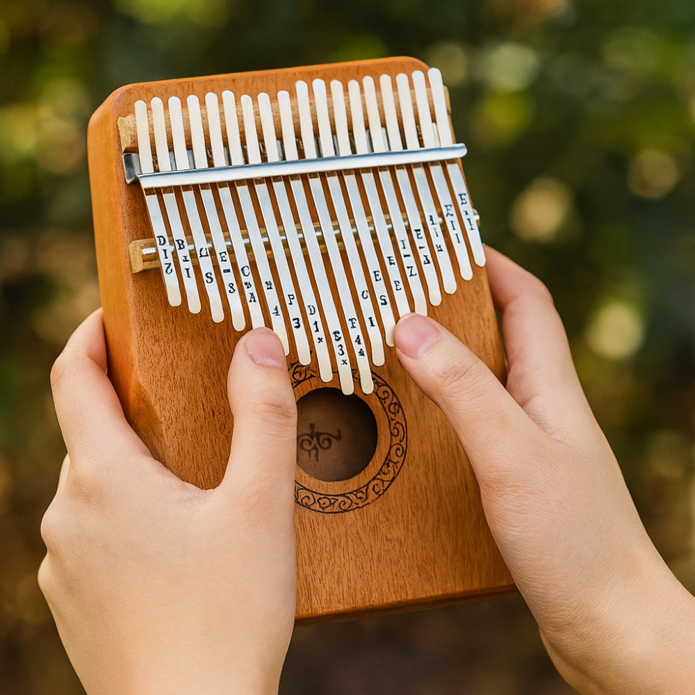 17-Key Kalimba Thumb Piano Portable Wood Finger Piano Instrument