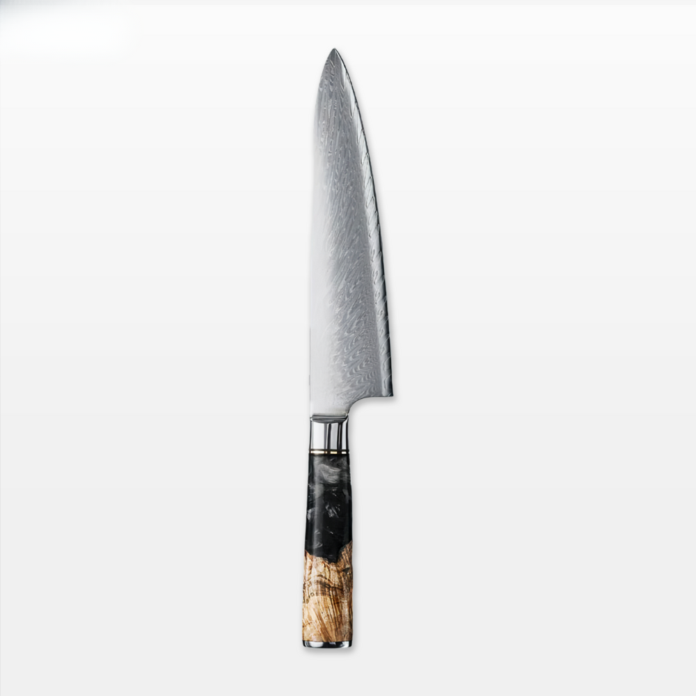 Køkkensæt knive træharpiks håndtag stål