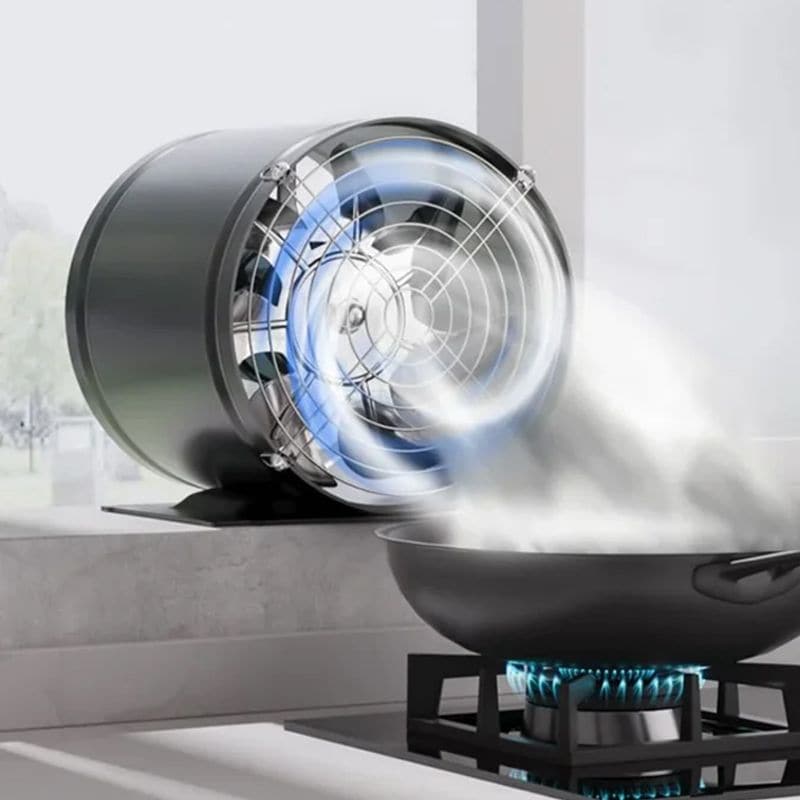 Silent Extractor Fan Wall Metal Kitchen Air Vent
