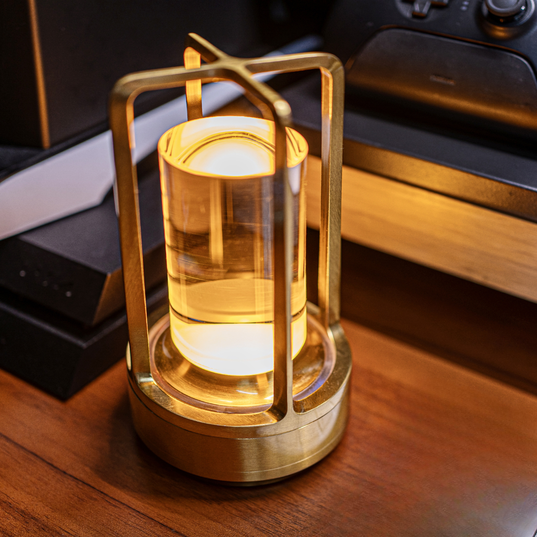 Bordlampe Krystalgas Genopladeligt Lys