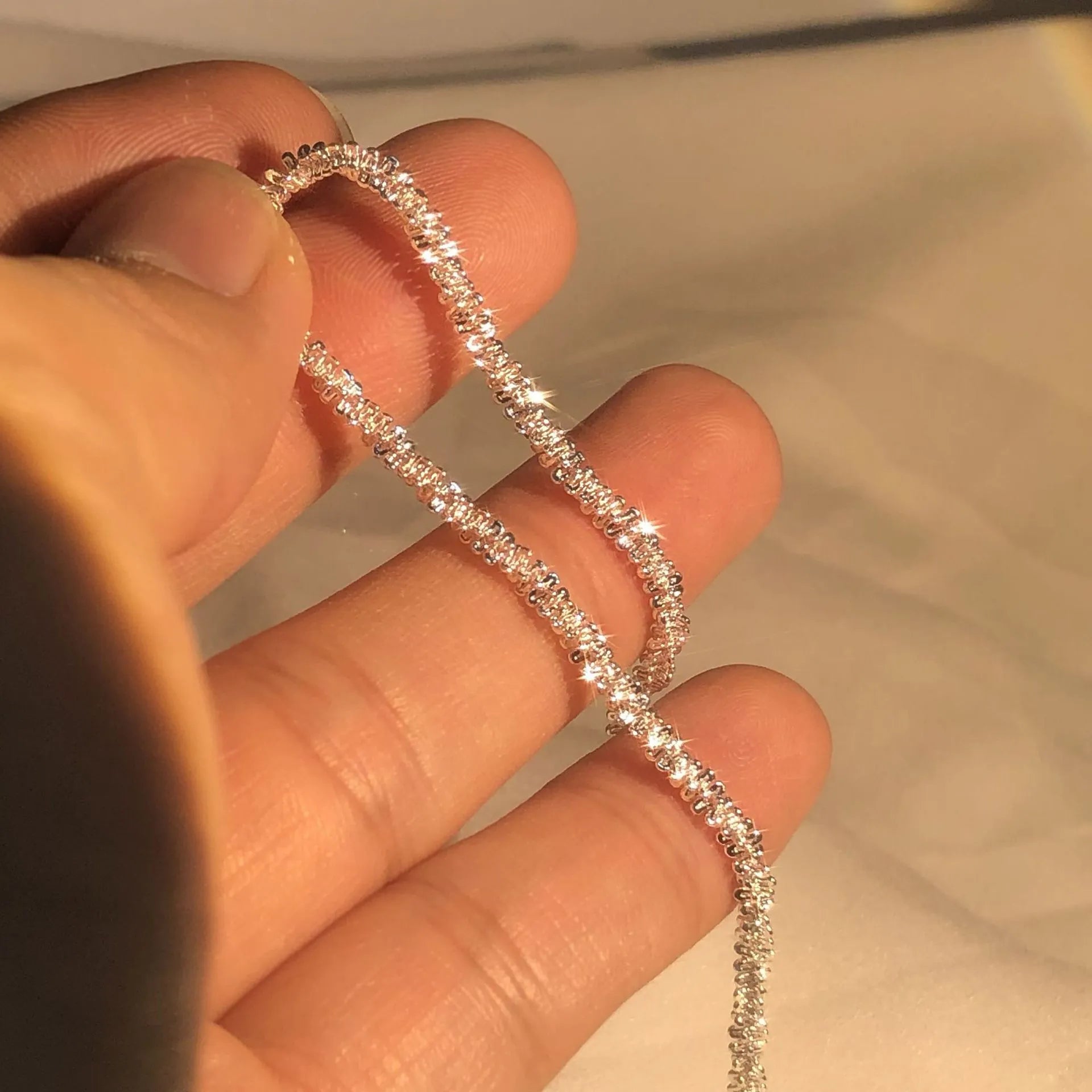 Bracelet en argent sterling pour femmes Cadeau minimaliste