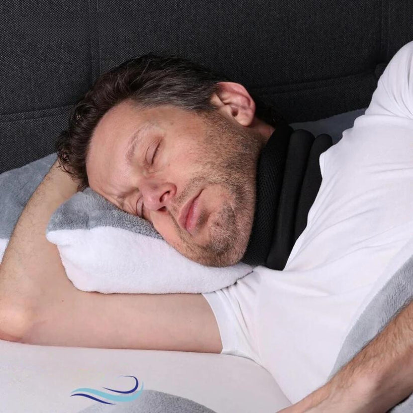 Polštář proti chrápání na krk pro lepší spánek