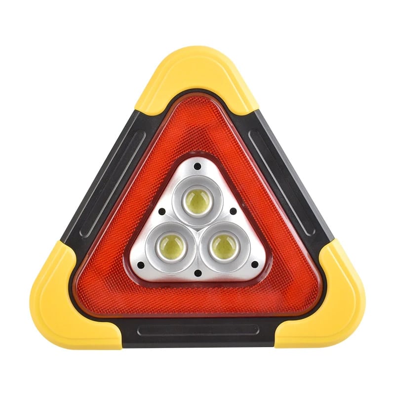 LED nouzové světlo trojúhelník solární bezpečnostní lampa