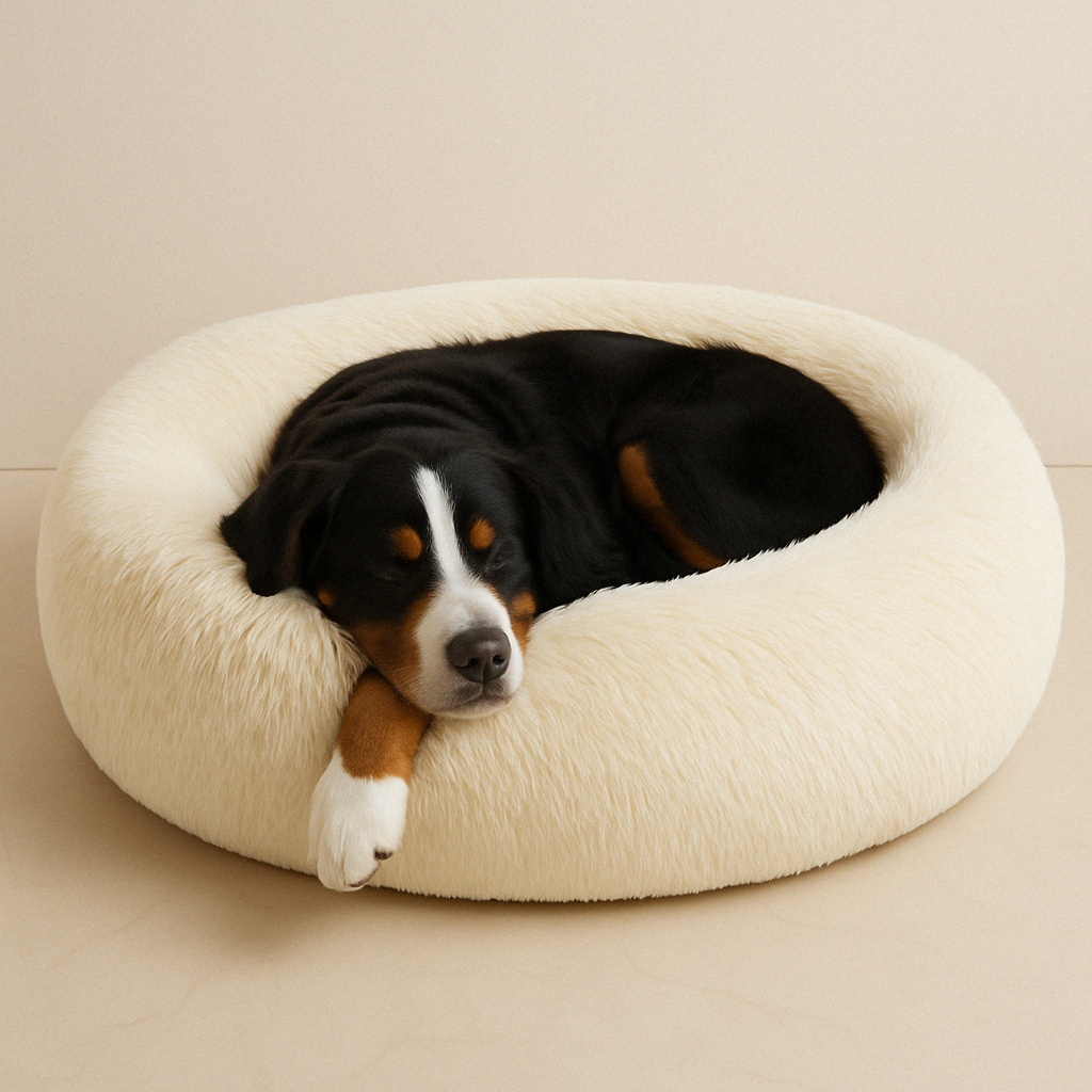Hundeseng Ortopædisk Blød Rund Beroligende Rede