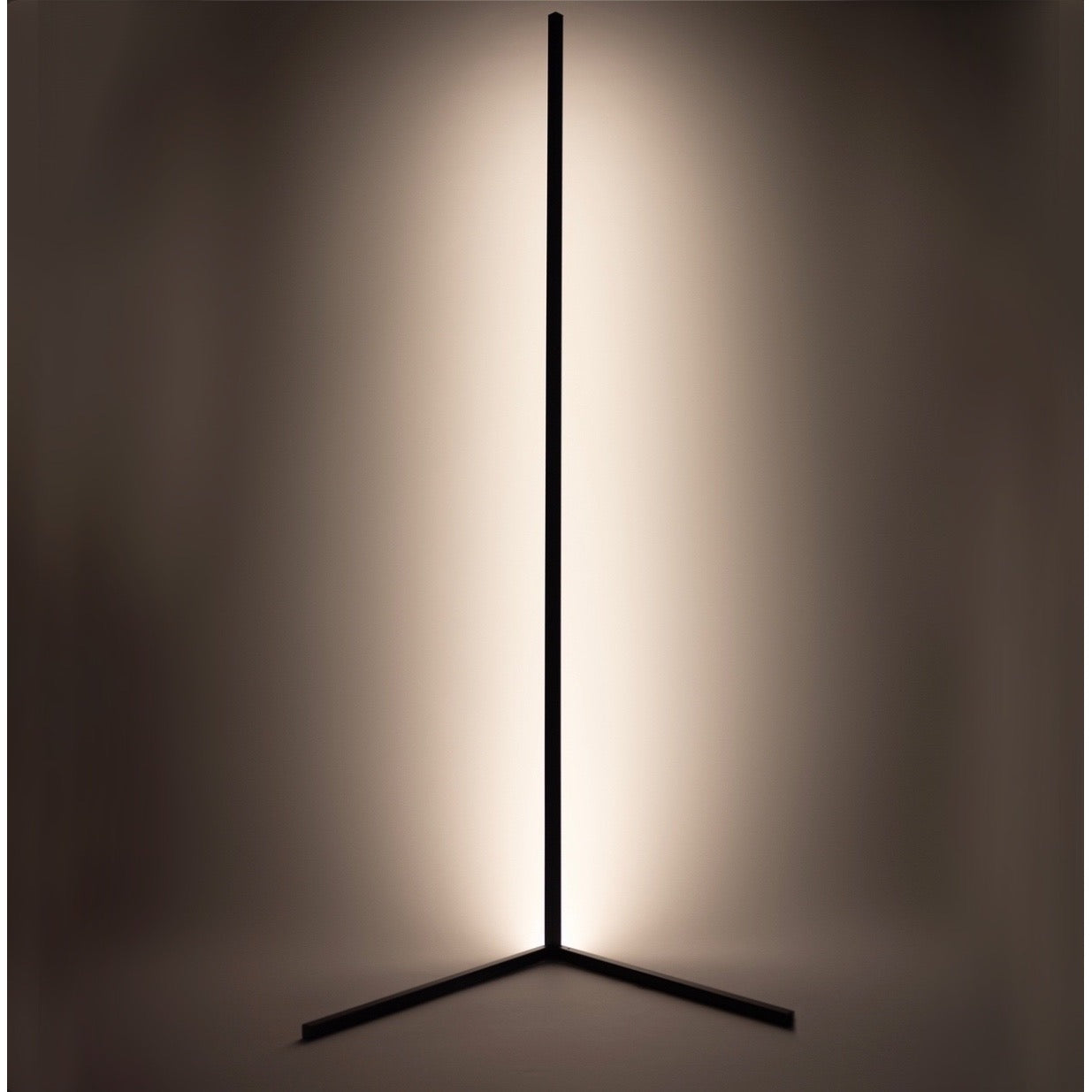 Lampe d'angle LED fine | Luminosité réglable pour salon ou chambre