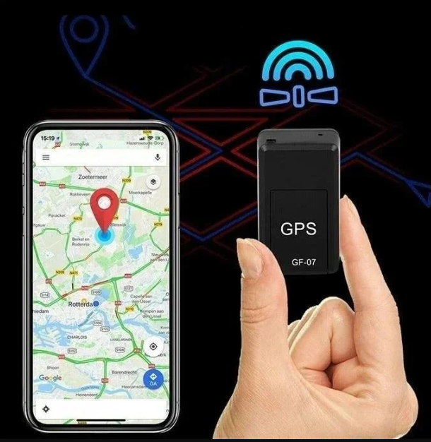 GPS-tracker Realtids køretøjsfinder Sort