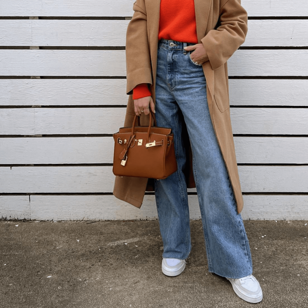 Women's Handbag Leather Tote with Shoulder Strap
