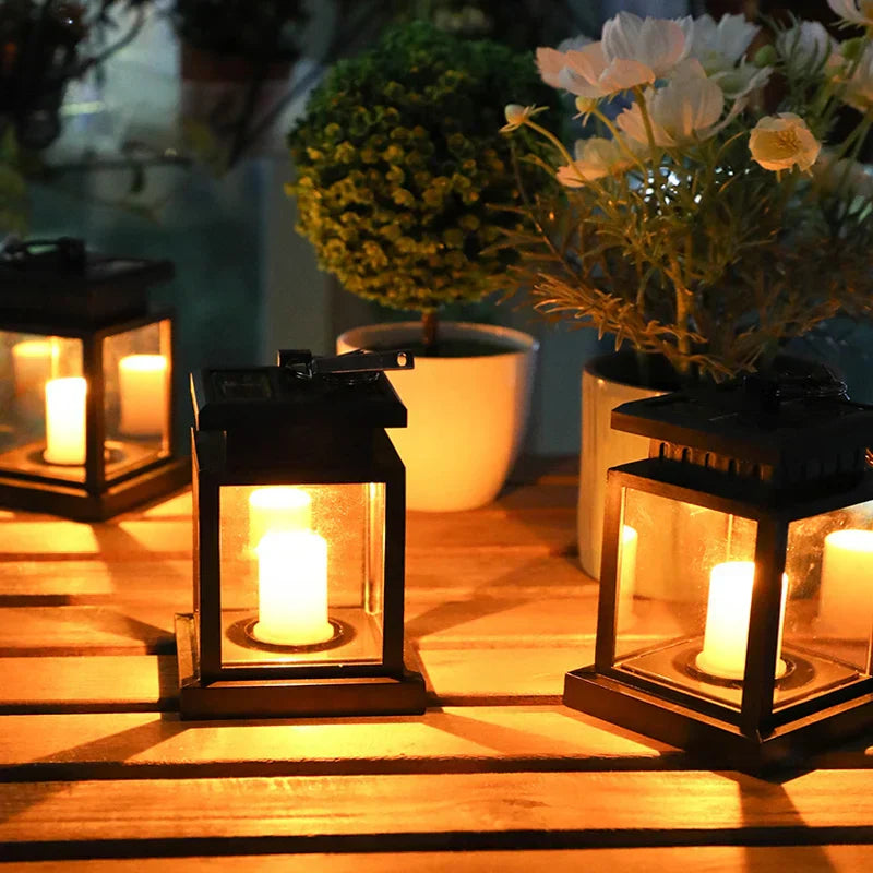 Lanterne SolarGlow | Lumière Solaire LED Étanche pour Jardin