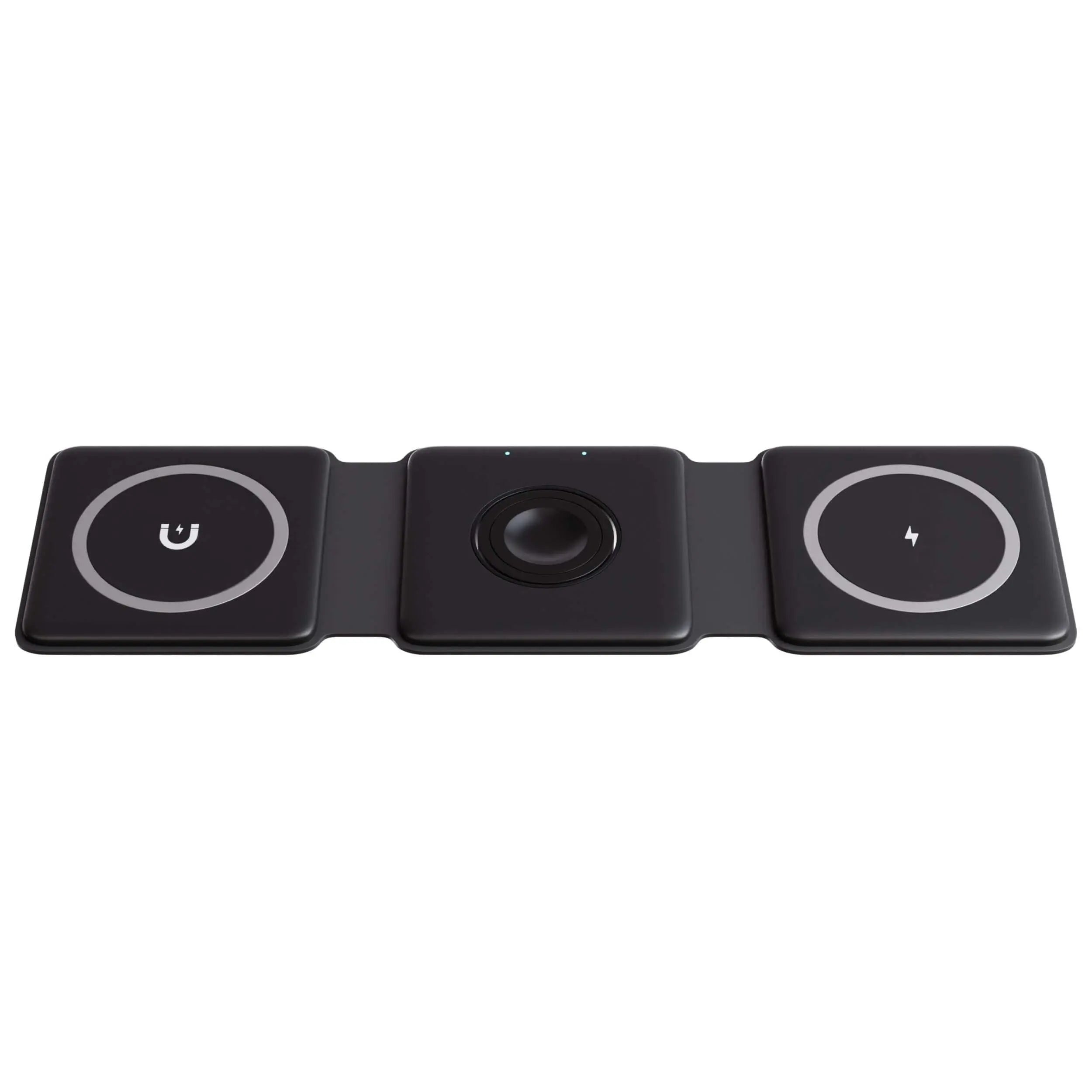 Trådløs opladningsplade foldbar rejse dock