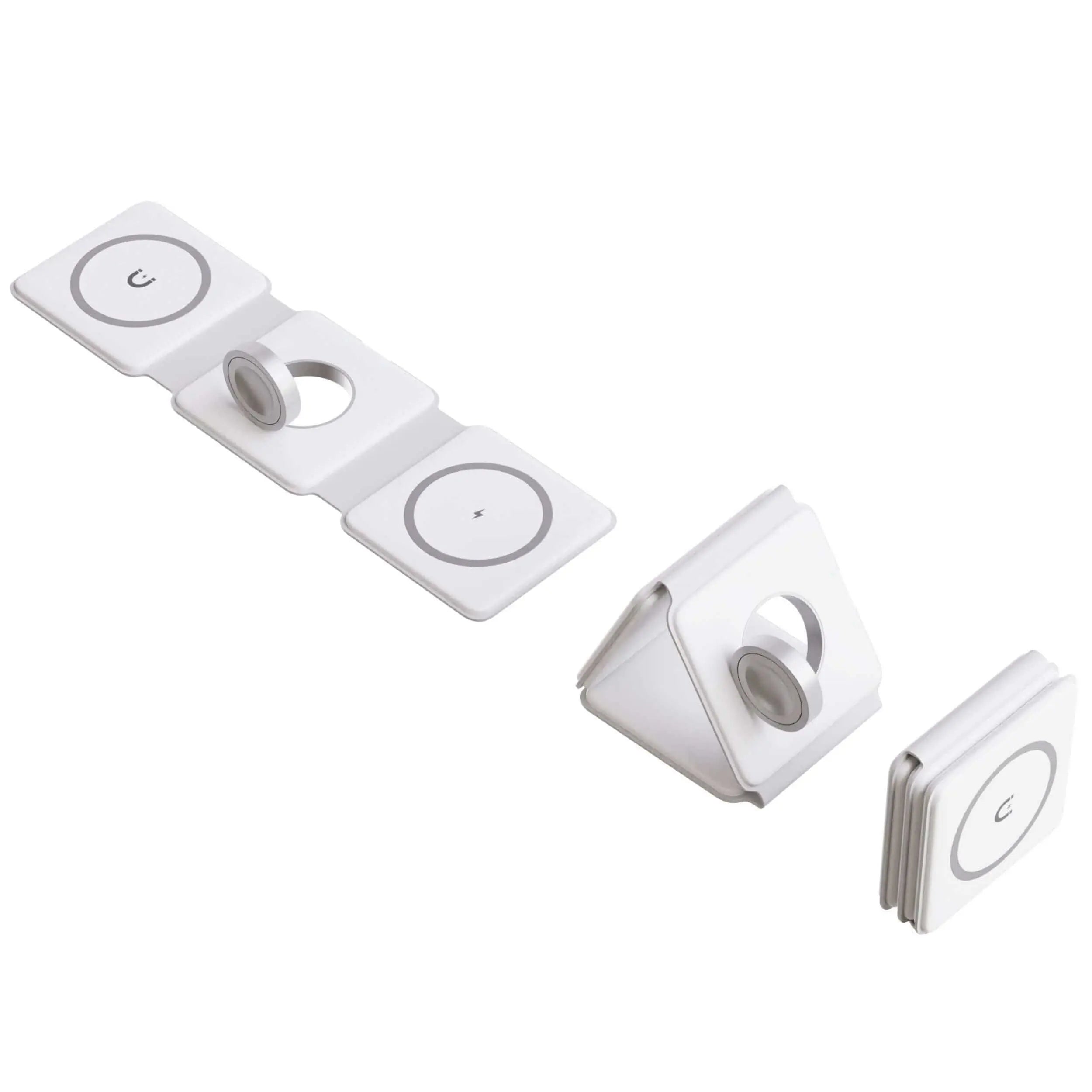 Trådløs opladningsplade foldbar rejse dock
