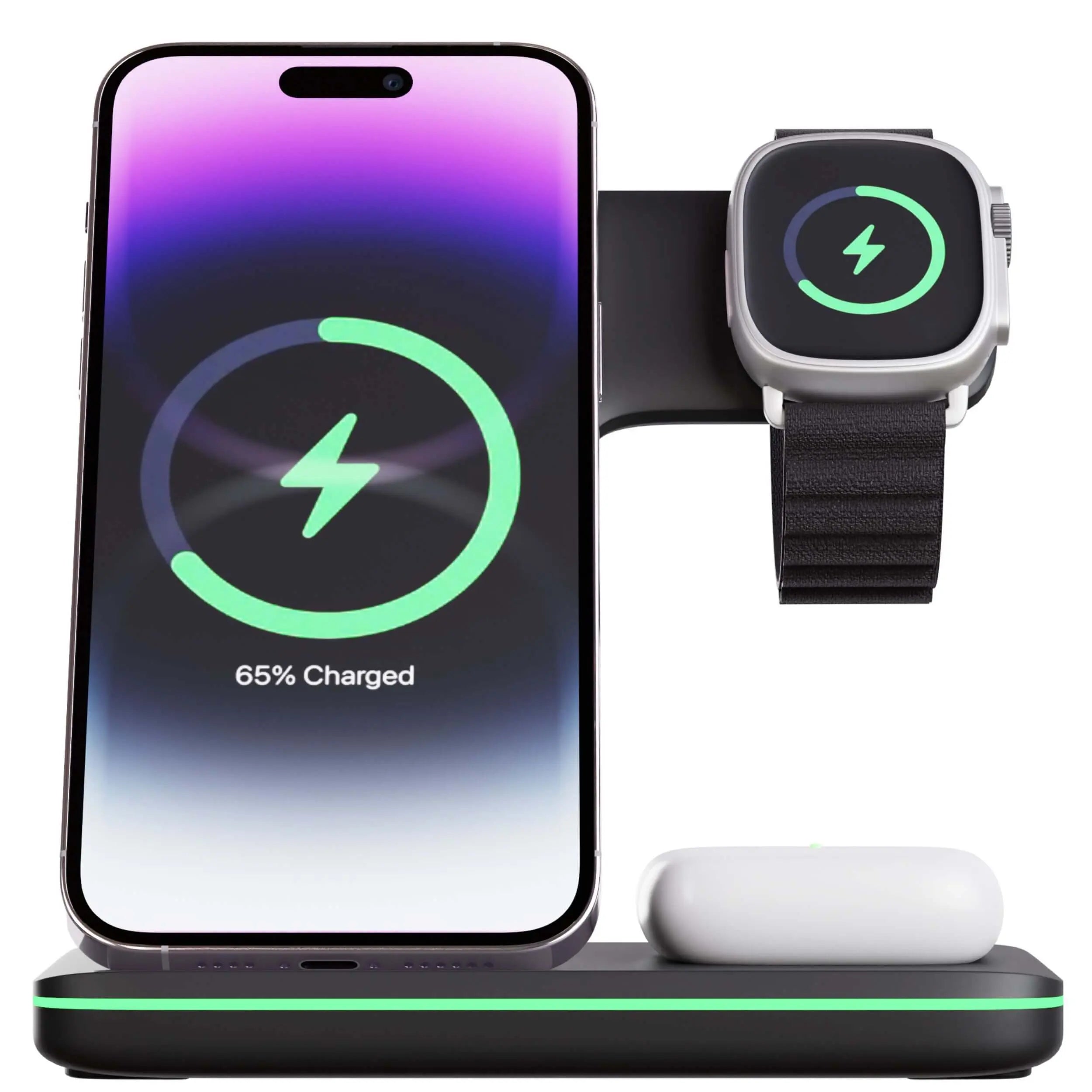 iPhoneとApple Watch用ワイヤレス充電ドック