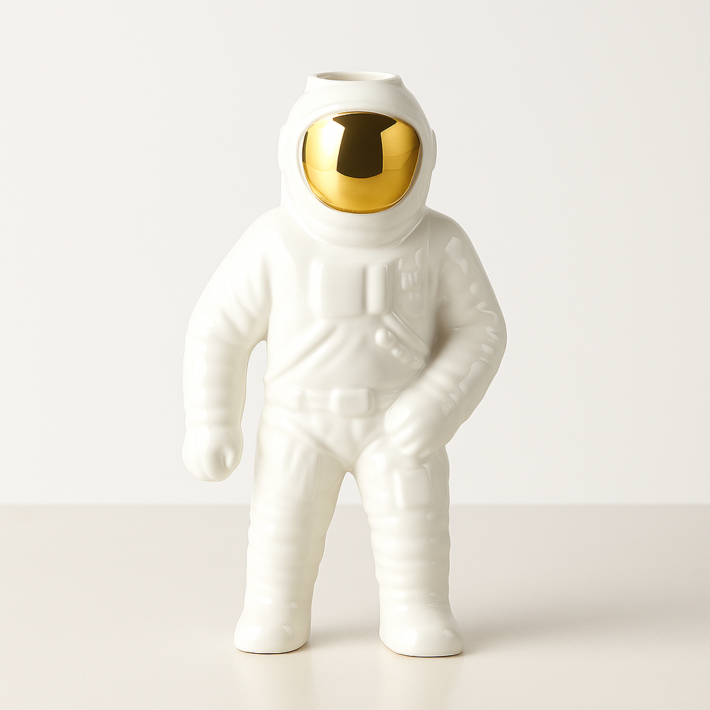 Keramisk Vase Moderne Astronaut Rumskulptur
