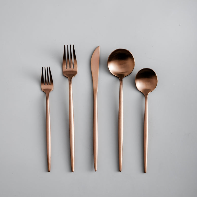 Bestiksæt Rustfrit Stål Minimalistisk Design