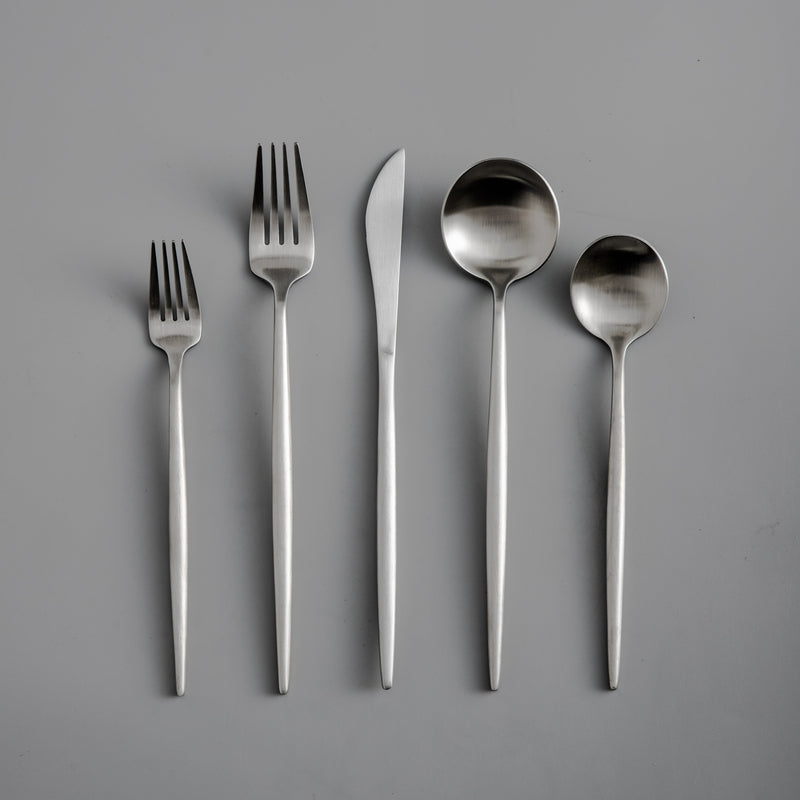 Bestiksæt Rustfrit Stål Minimalistisk Design