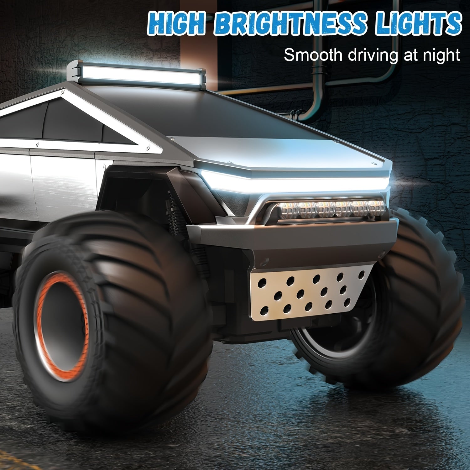 Fjernbetjent terrængående monstertruck