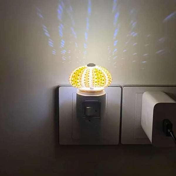 Glasbordlampe med blødt stemningslys