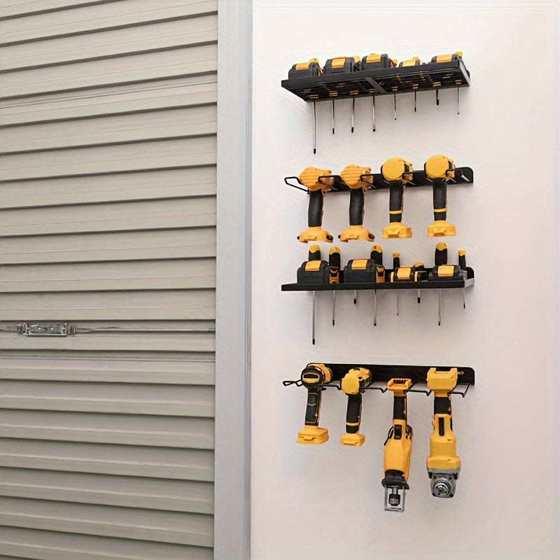 Étagère de rangement murale en métal pour outils
