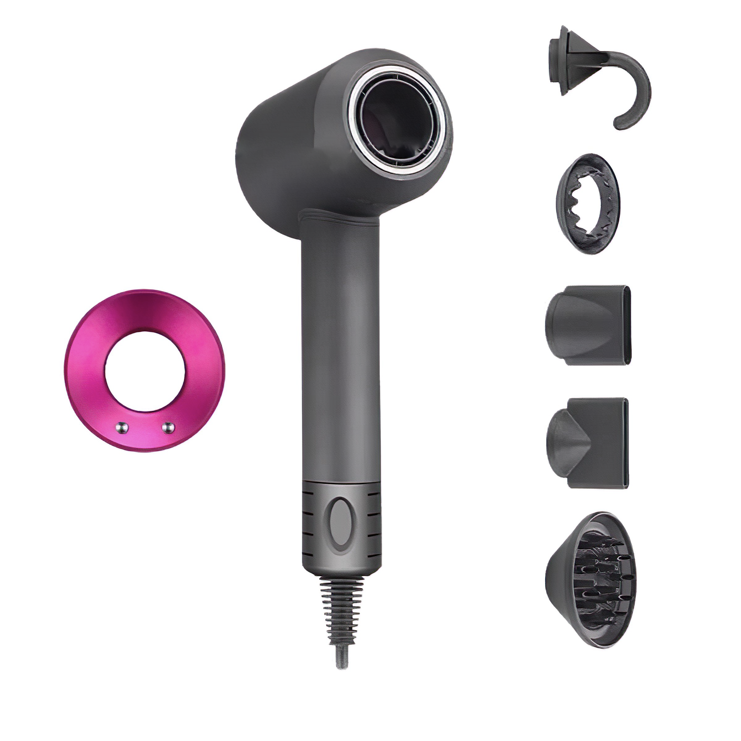 Hair Dryer with Ion Technology and Nozzle