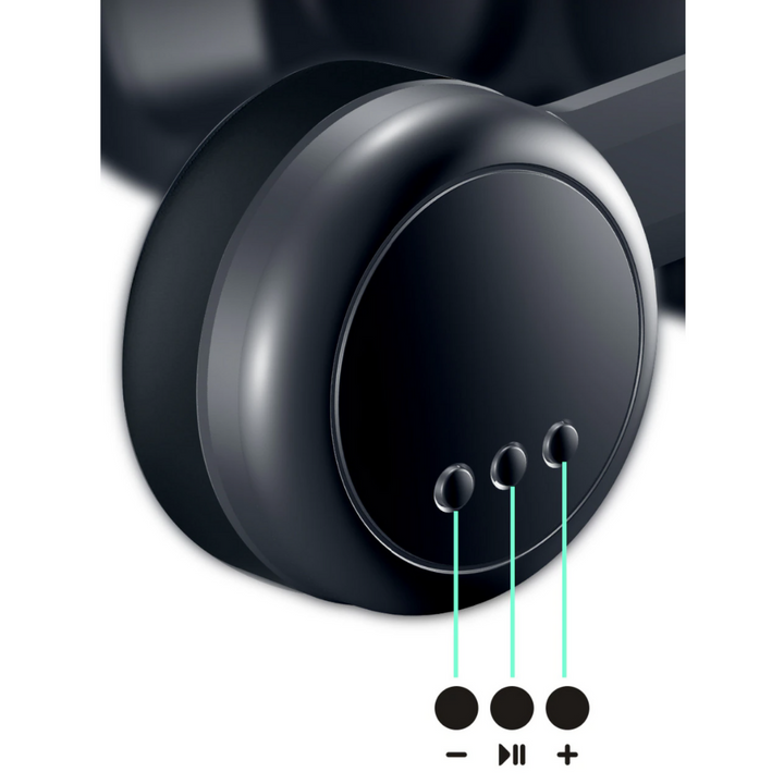 VR Headset with Built-In Headphones