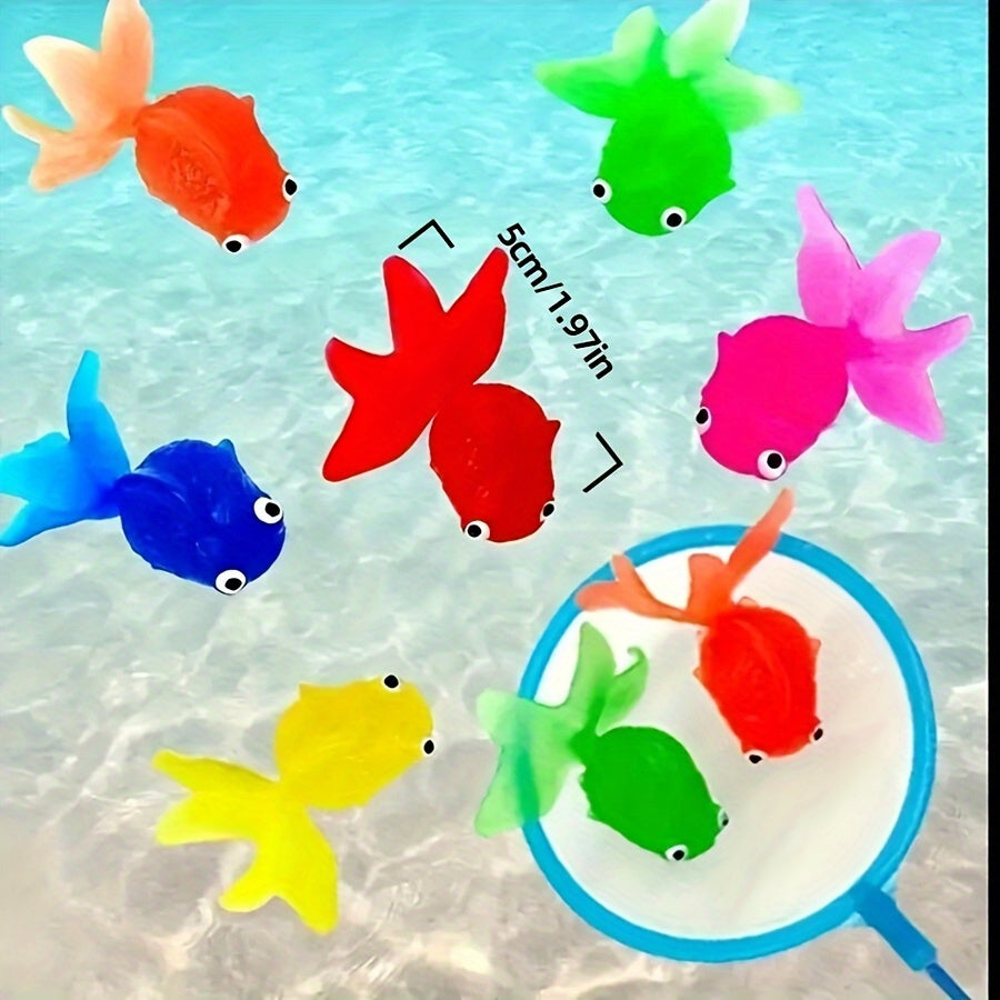 浴槽用おもちゃ 浮くラバーフィッシュセット 12個入り