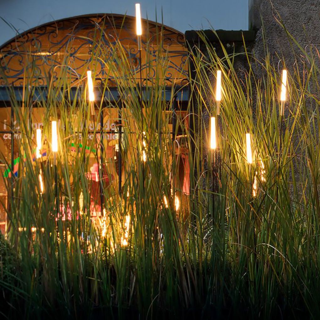 Lumières de roseaux solaires | Décoration de jardin LED étanche