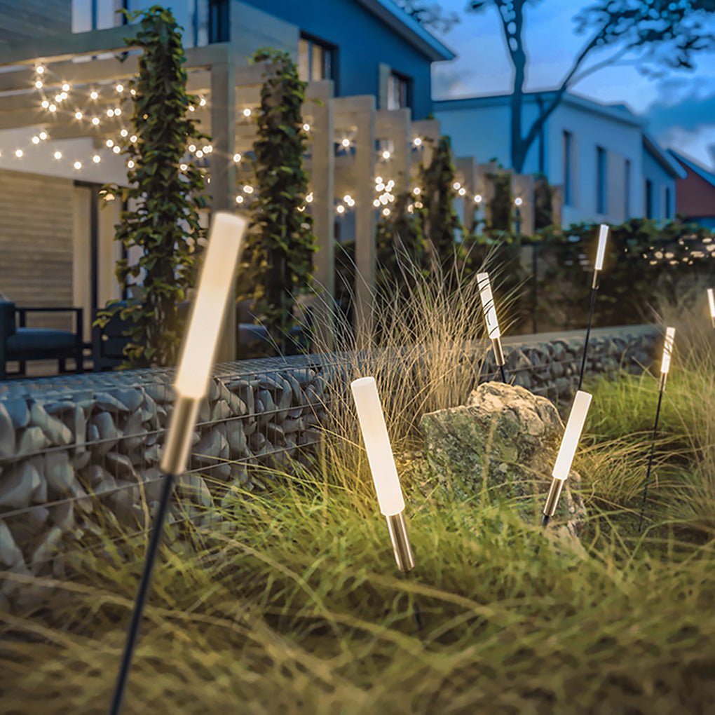 Lumières de roseaux solaires | Décoration de jardin LED étanche