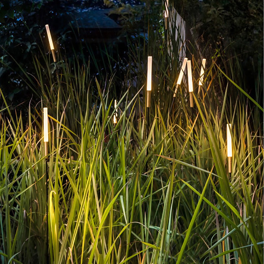 Lumières de roseaux solaires | Décoration de jardin LED étanche