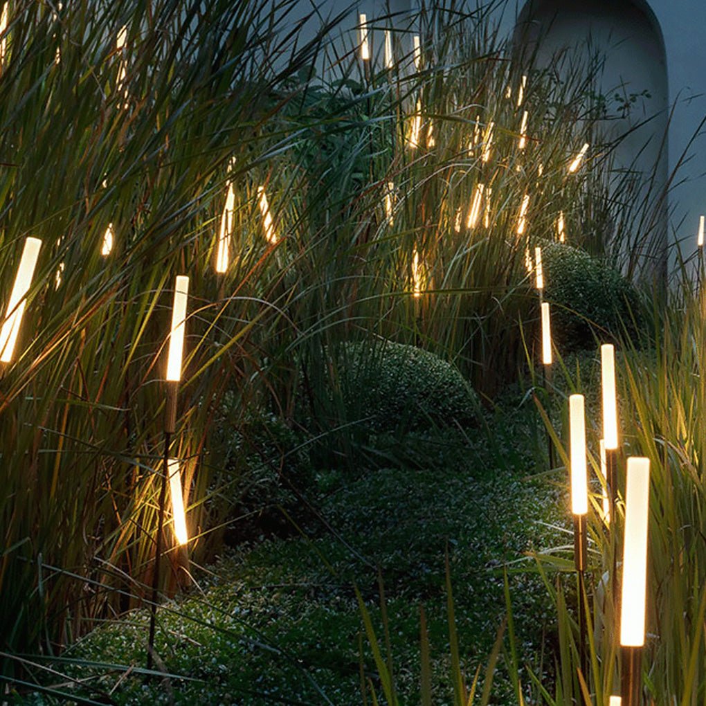 Lumières de roseaux solaires | Décoration de jardin LED étanche