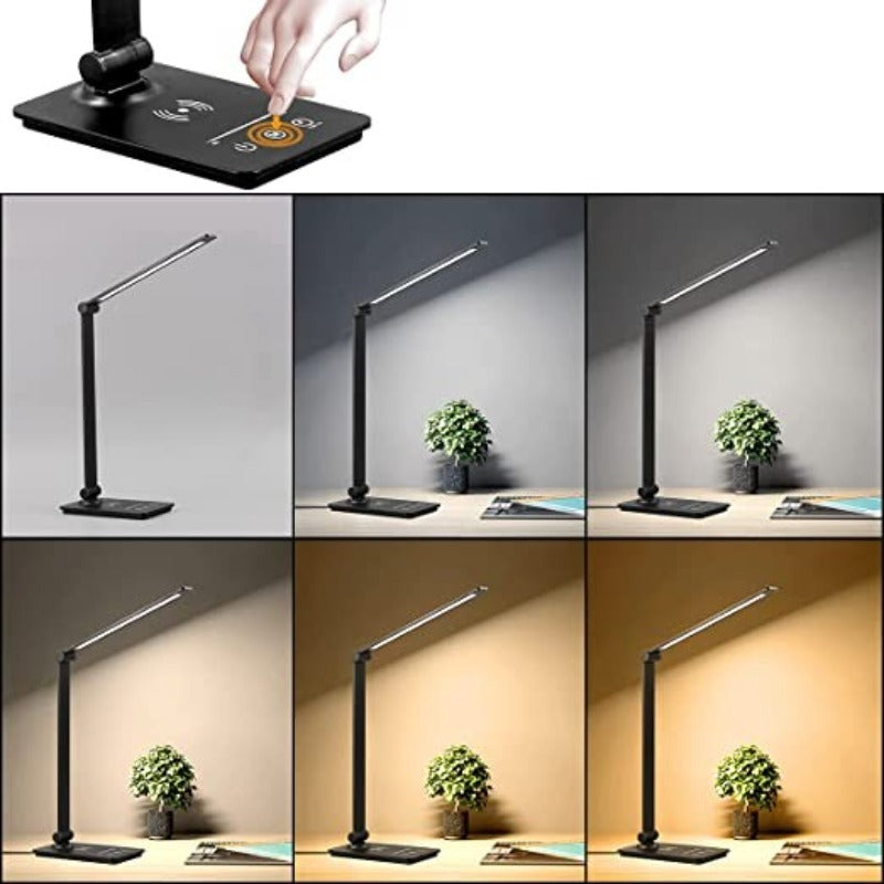 ModernGlow - Bezdrátová nabíjecí LED stolní lampa s dotykovým ovládáním