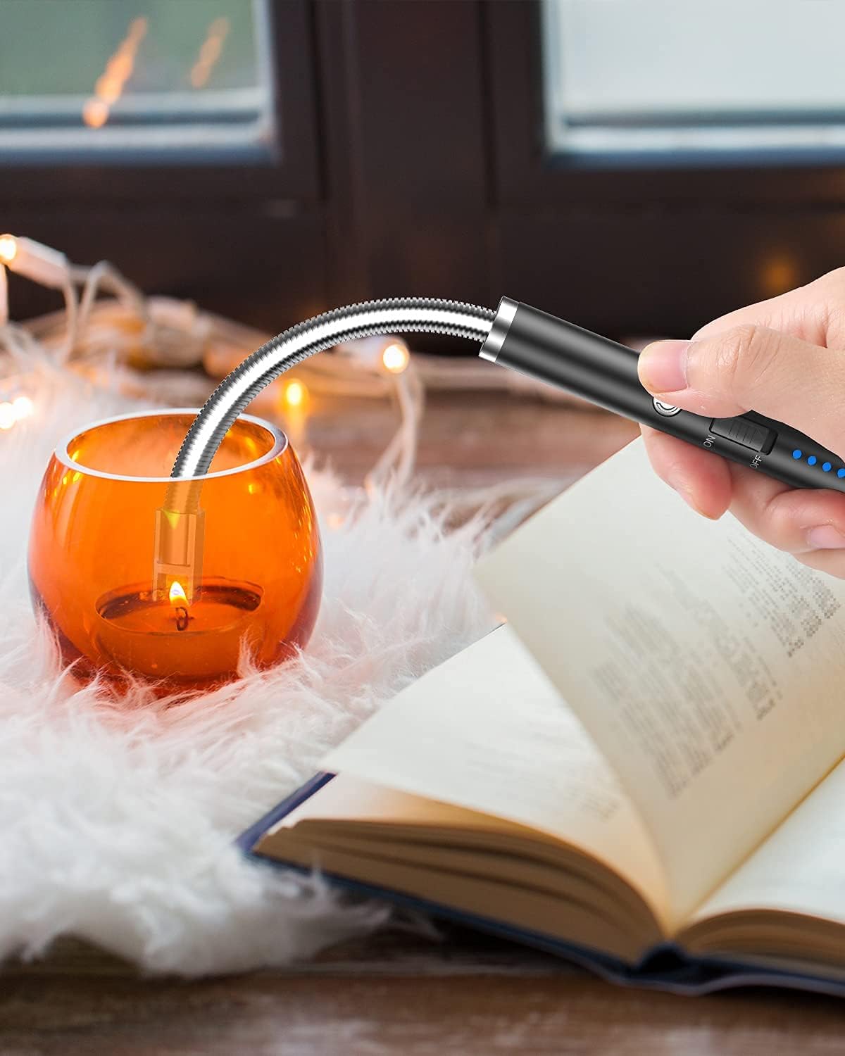 Elektrisk USB lighter med fleksibel hals