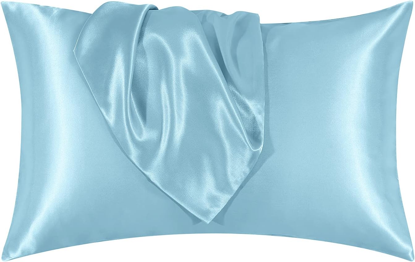 Satin-Kissenbezüge Seidig Weich Hautfreundliches Set