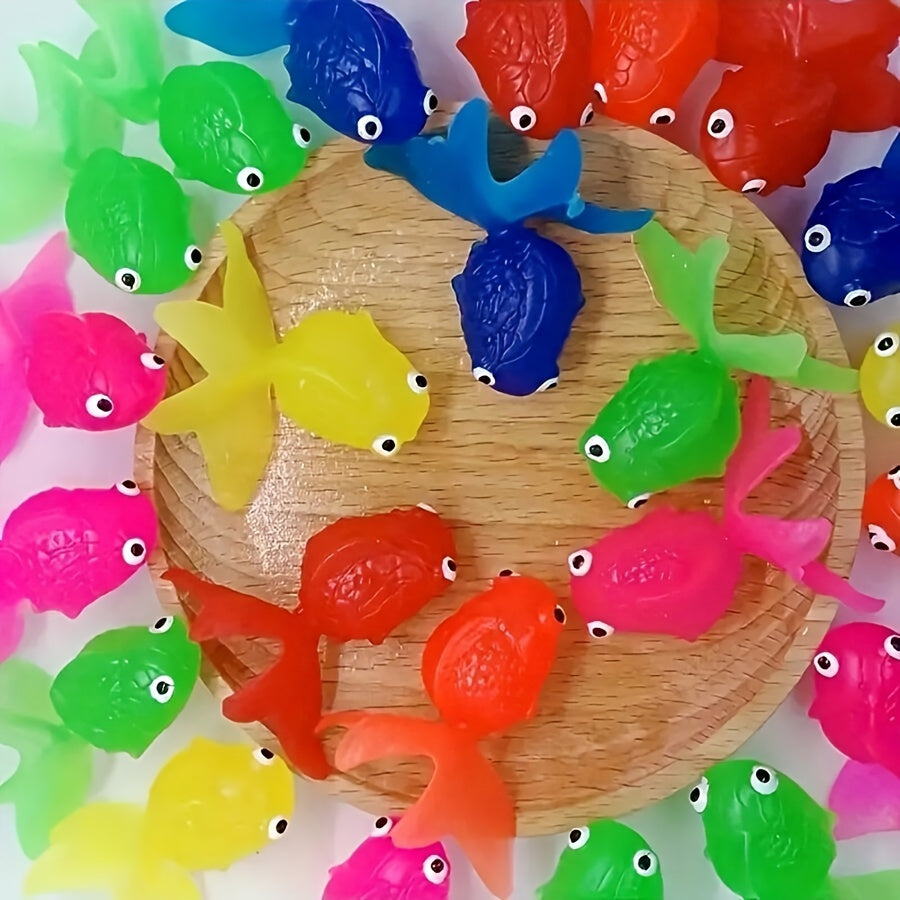 浴槽用おもちゃ 浮くラバーフィッシュセット 12個入り