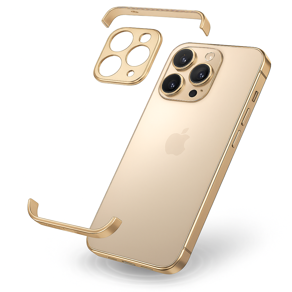 Telefoncover minimalistisk slank beskyttende metalcover