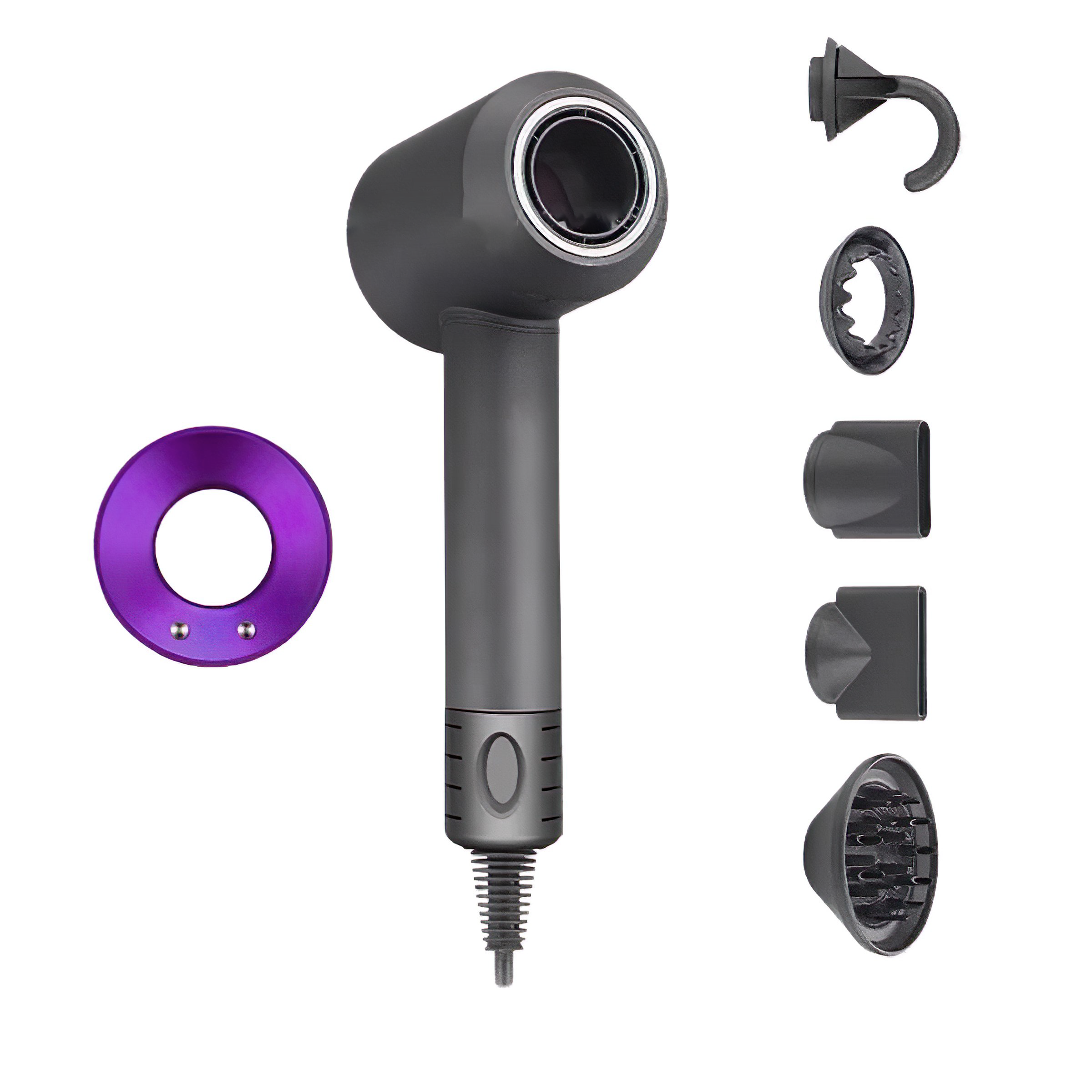 Hair Dryer with Ion Technology and Nozzle