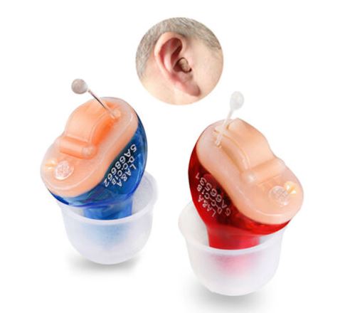 Hearing Aids Rechargeable Invisible In-Ear Design