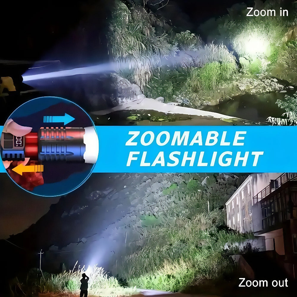 LED Rechargeable Hunting Gear Torch Light