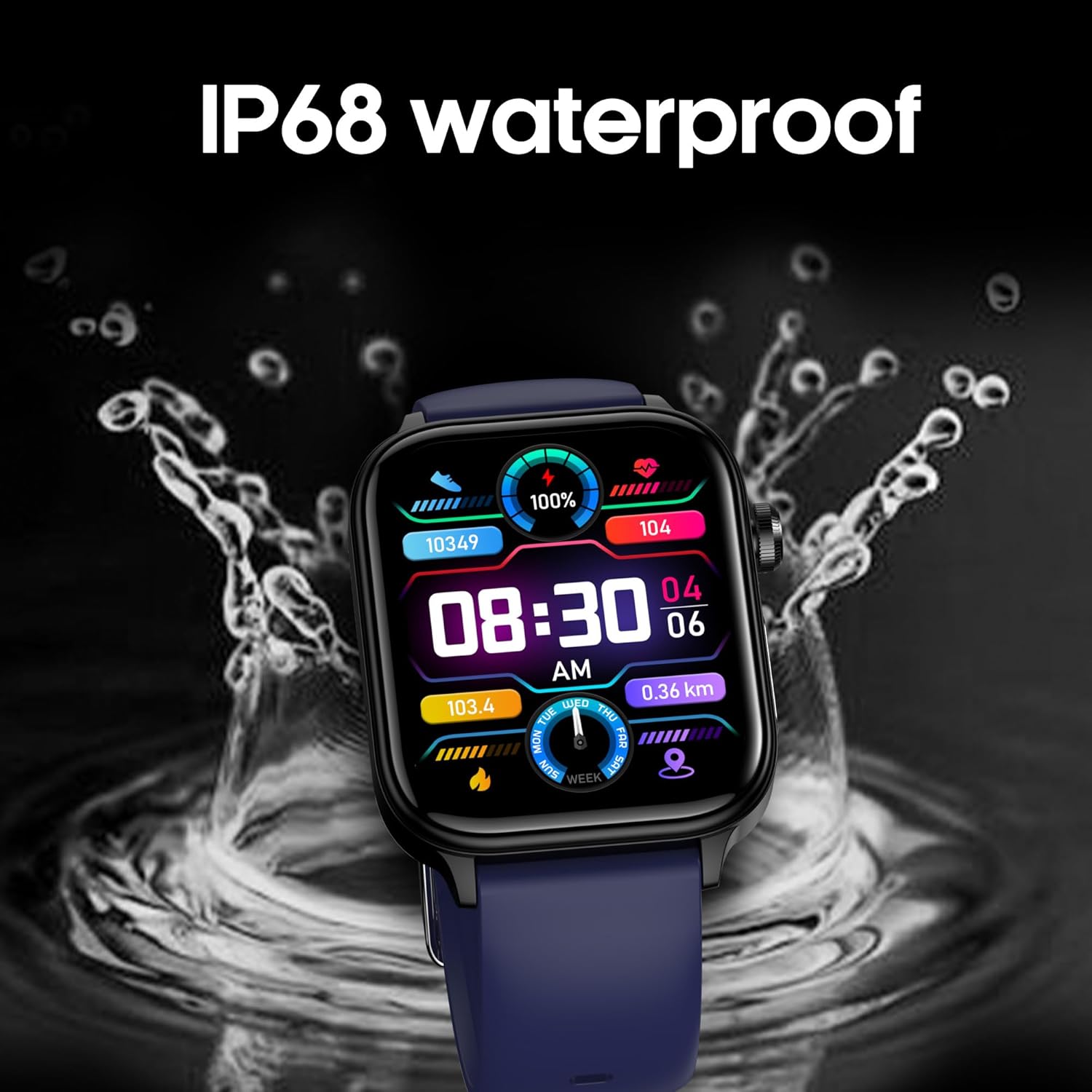 Indestructible Smart Watch Glucose and Fitness Tracking