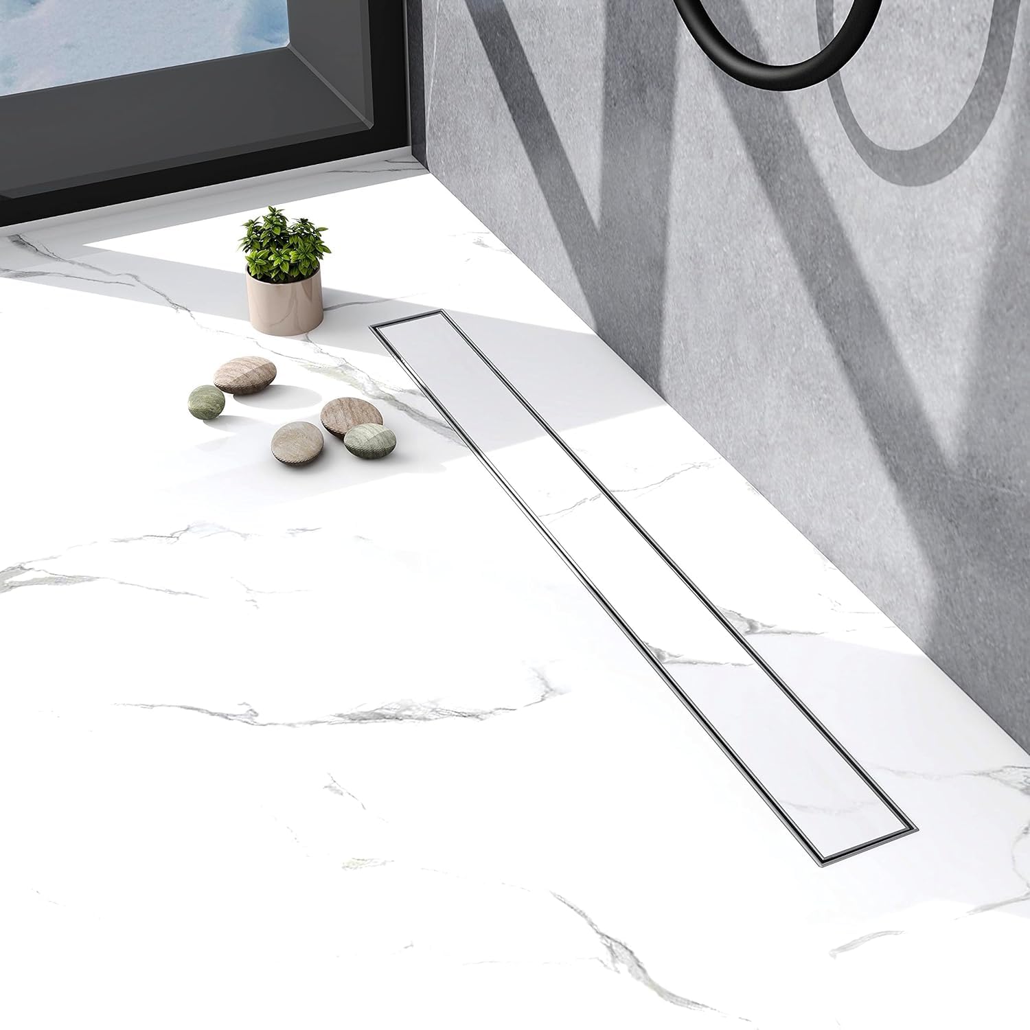 Shower Drain Stainless Steel Linear Channel