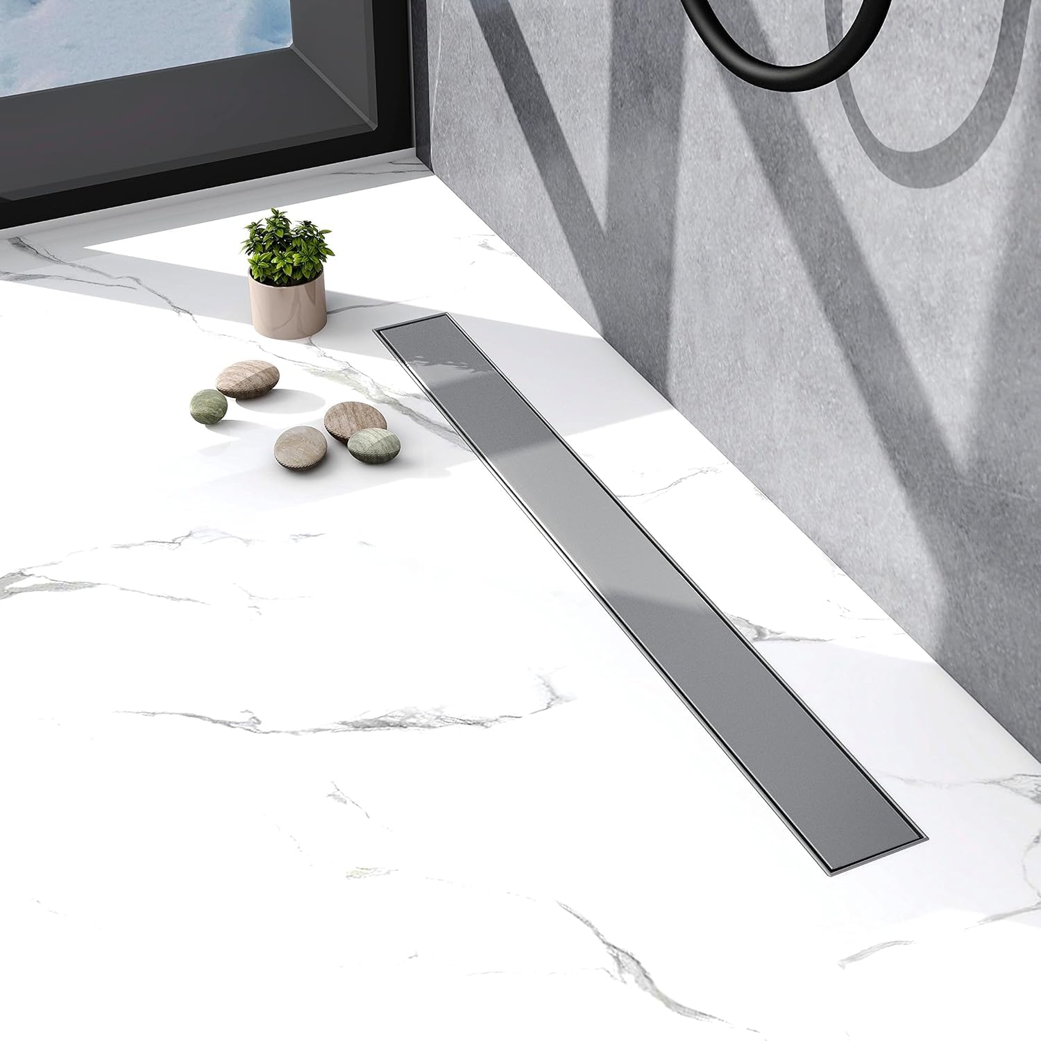 Shower Drain Stainless Steel Linear Channel