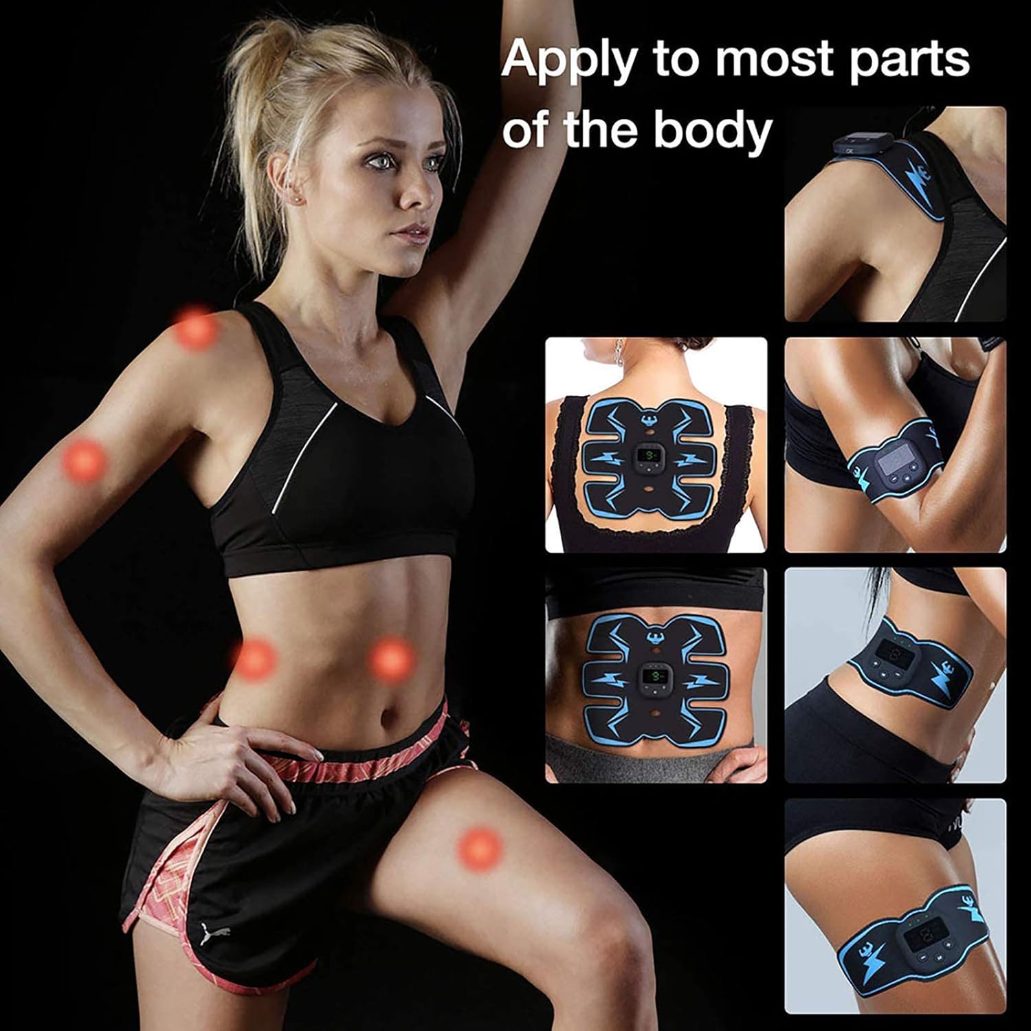 Abs Stimulator Belt with EMS Muscle Training