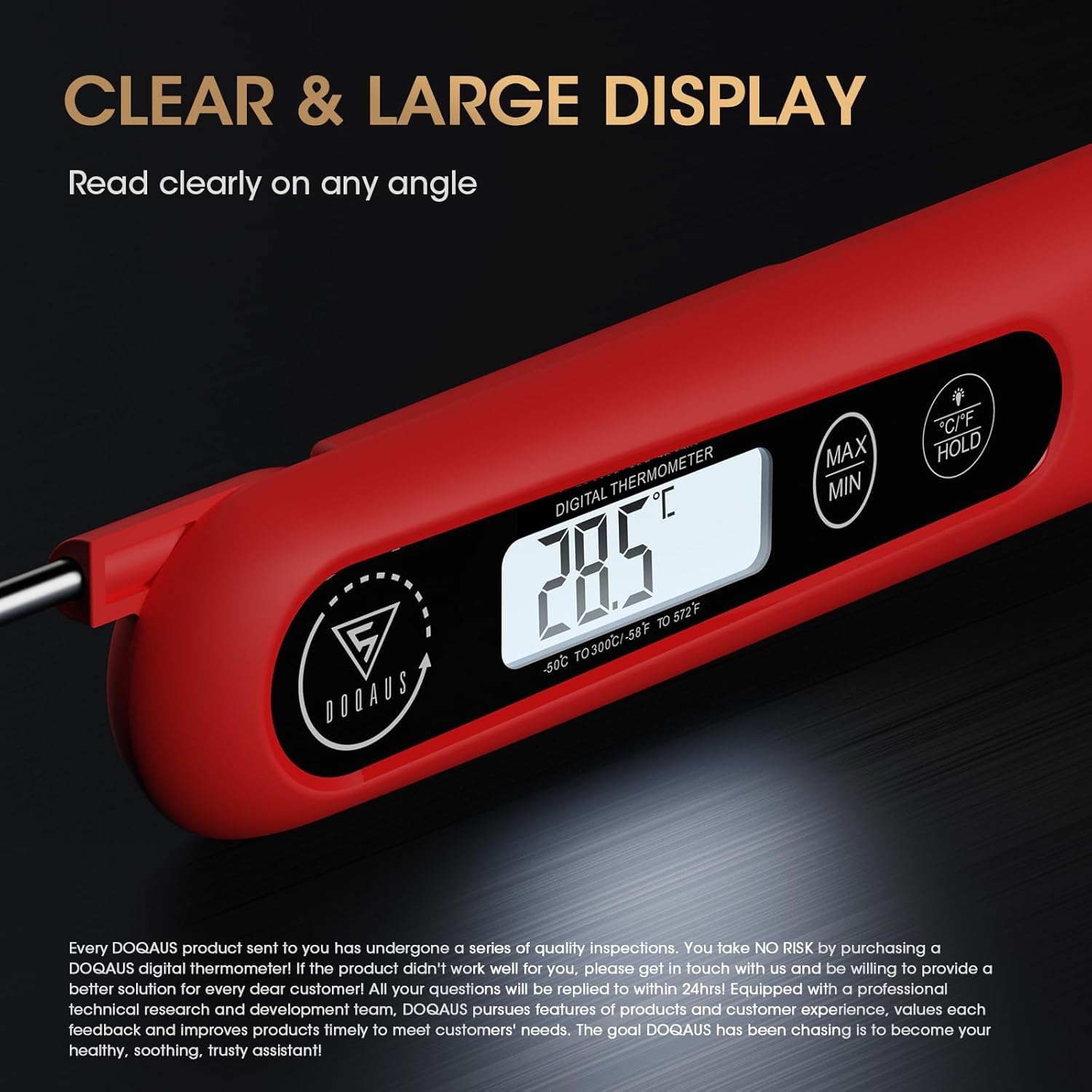 Kødtermometer Digital Sonde til Madlavning BBQ