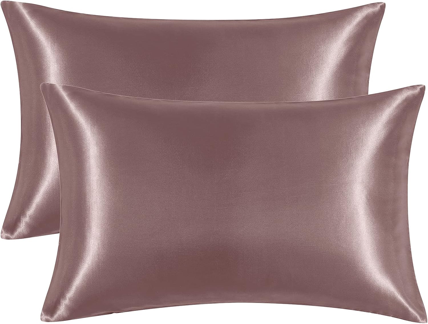 Satin-Kissenbezüge Seidig Weich Hautfreundliches Set
