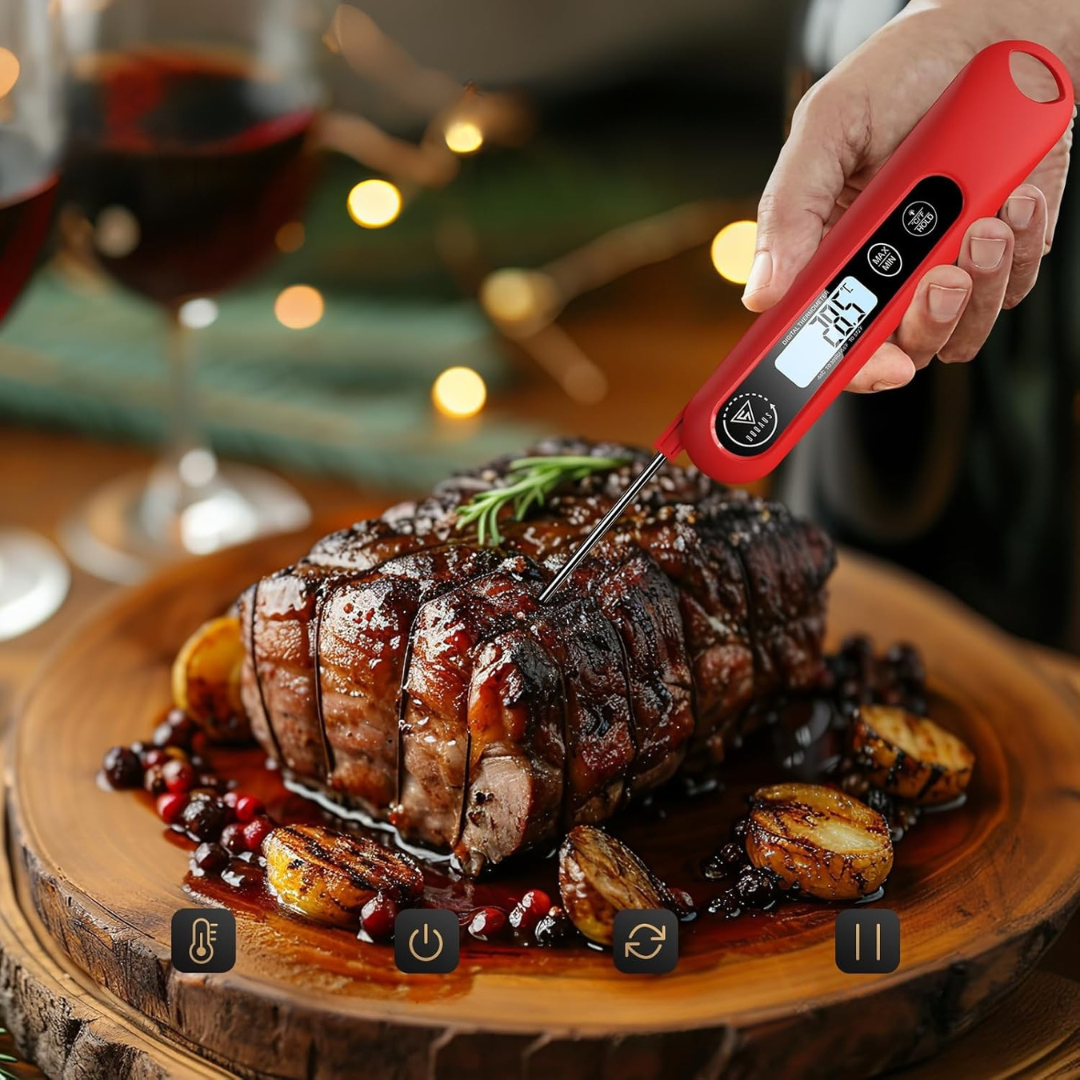 Kødtermometer Digital Sonde til Madlavning BBQ