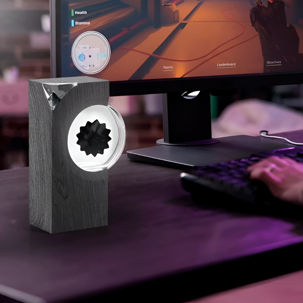 Lydaktiveret ferrofluid visuelt display