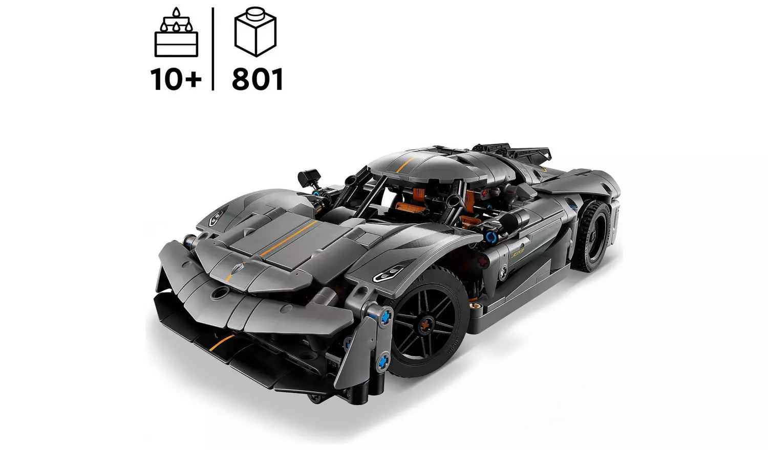 Jouet de construction de voiture avec pièces de moteur mobiles